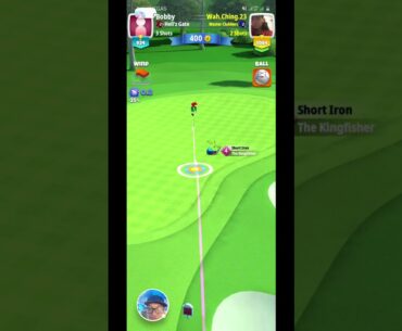Golf Clash - Long Iron Long Shot Slam Dunk!!!
