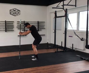 PELVIC TILTS IN GOLF STANCE