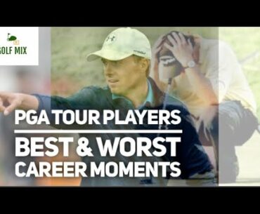 PGA TOUR PLAYERS BEST AND WORST CAREER MOMENTS