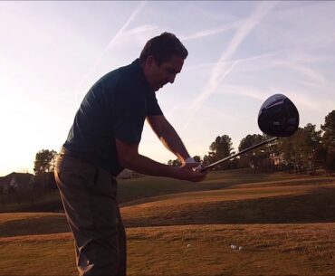 Rock Over the Top Golf Swing HOTT and moving upper right side of body 2019 12 28