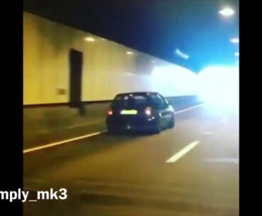 Vw golf 3 pops and bangs compilation launch control two steps