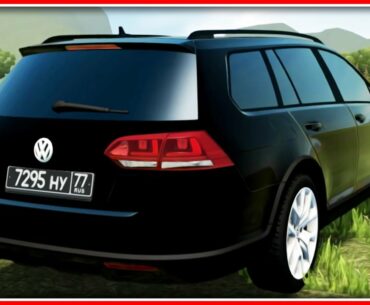 ПОЕХАЛ НА РЫБАЛКУ в RussianFishing4 - на Volkswagen Golf Alltrack - City Car Driving