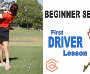 BEGINNER SERIES 007: First Driver Lesson | Golf with Aimee