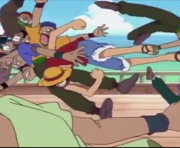 luffy nami coby vs iron club alvida pirate, coby decide to join the marine one piece