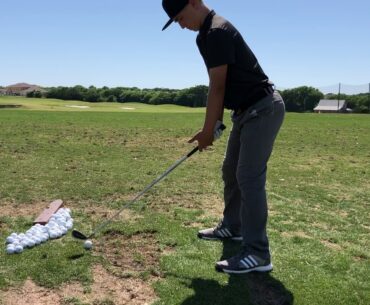Golf range session PART 3 (4iron)
