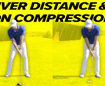 IRON vs DRIVER SWING - Driver Distance + Iron Compression!