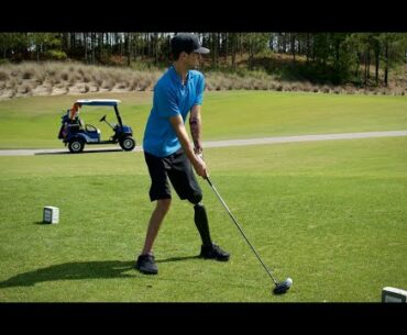Paralyzed Amputee Does The Impossible, 18 Holes Of Golf!!🤯 (Never Say Never) I shot a 90!!!
