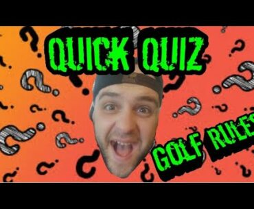 Caught In The Rough Podcast | Quick Quiz |