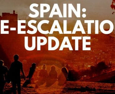 Spain de-escalation update - Time slots allocated for activities