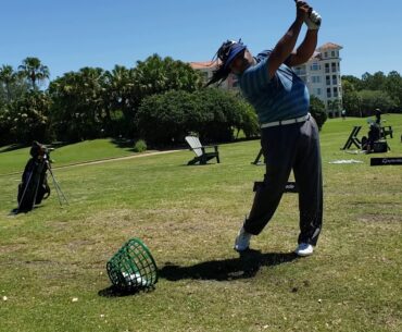 One of my favorite angles to view a golf swing 7 iron