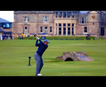 LEADING THE OPEN CHAMPIONSHIP AT ST ANDREW'S : THE HOME OF GOLF