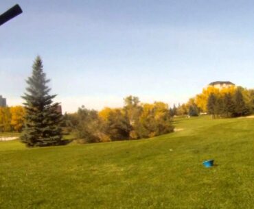 A Really bad golf stance