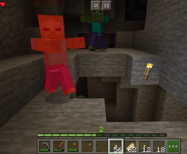Trying to get a full iron set in Minecraft