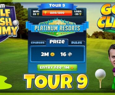 Golf Clash tips, Hole 9 - Par 5, Milano - Platinum Resorts, Tour 9 - GUIDE/TUTORIAL