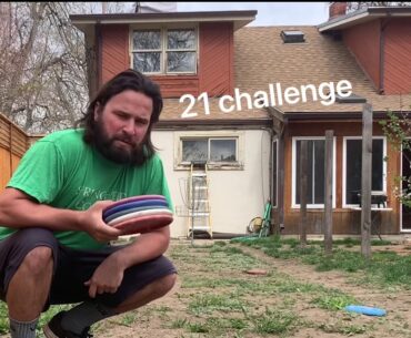 Disc golf 21 challenge- single digits!