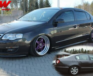 Bagged Volkswagen Passat B6 3C Bagged on Rh Zw1 Wheels Project