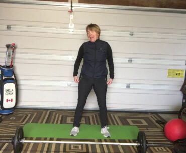 #1 - 2nd series (after playing on golf course) topping the ball drill