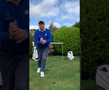 Golf Tip to stay behind the ball
