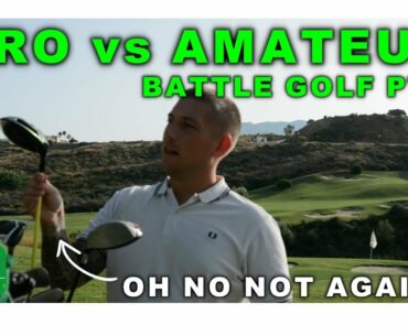 GOLF VLOG - PRO vs AMATEUR BATTLE GOLF PT 1