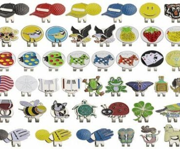 Golf Ball Mark With Golf Hat Clip Magnetic Outdoor Alloy Golf Marker S