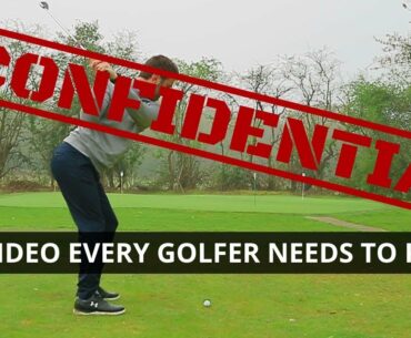 THE VIDEO THAT WILL INSTANTLY IMPROVE YOUR GOLF SWING