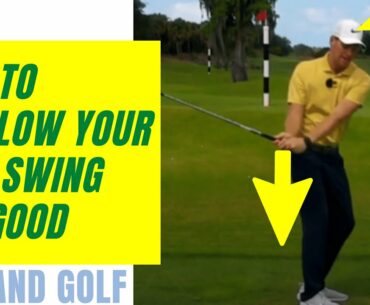 GOLF TIP | How To Shallow Your Golf Swing For Good