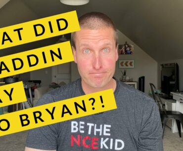 Bryan tells a story about Disneyland, Aladdin, and big feet