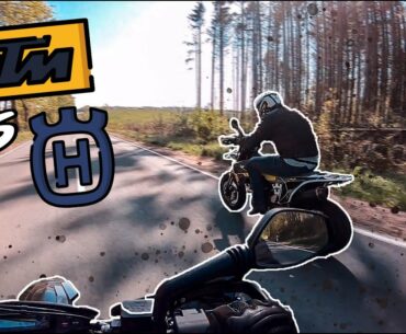 ERSTES MAL Supermoto! | Wir testen die Flaggschiffe von KTM & HUSQVARNA | Webon_one