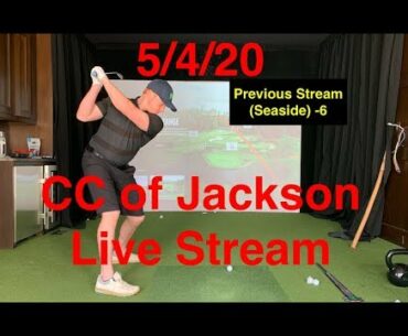 Trackman Golf Simulator Training (CC of Jackson) Live Stream 5/4/20