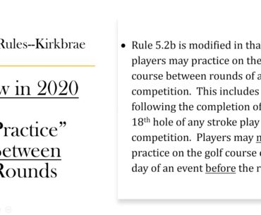 Kirkbrae Local Rules Webinar