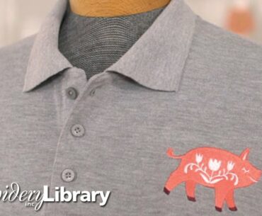 Embroidering on Pique Polo Shirts