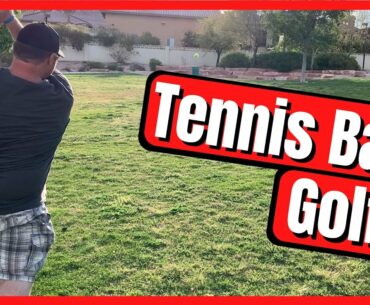 Tennis Ball Golf Challenge Round 2! - Las Vegas Golf