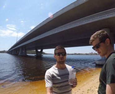 HOW TO BOTTLE FLIP (ONTO HUGE BRIDGE!!) | How Ridiculous