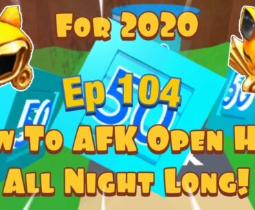 Roblox- "Bubble Gum Simulator!" {Episode 104} How To AFK Open Hats While You Sleep In 2020!!!
