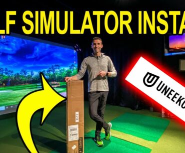 Home Golf Simulator Install - UNEEKOR - It was so EASY!