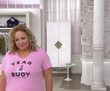 Life is Good Women's Beach Short Sleeve Crusher Tee on QVC