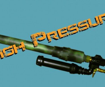 High Pressure Air Cannon (shoots golf balls)