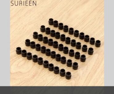 Surieen 50pcs Plastic 0 335 Inch Golf Sleeve Adapter Ferrules Caps Rep