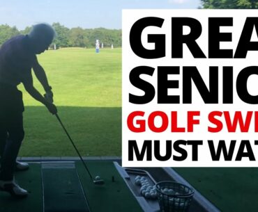 WOW!!! THIS IS A GREAT EXAMPLE OF A GOLF SWING FOR SENIOR GOLFERS MUST WATCH