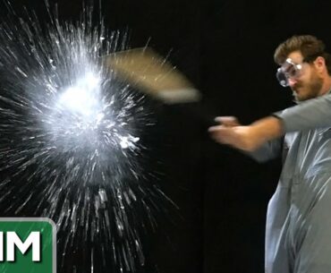 Playing Glass Baseball