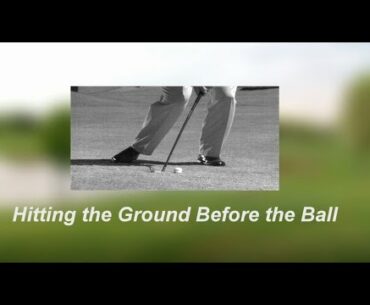 002 Hitting the Ground Before the Ball