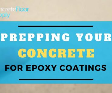 How to Prepare Concrete Floor