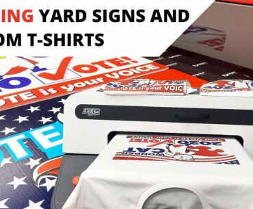 Yard Signs & Custom T-Shirts | Making Money During Election Season