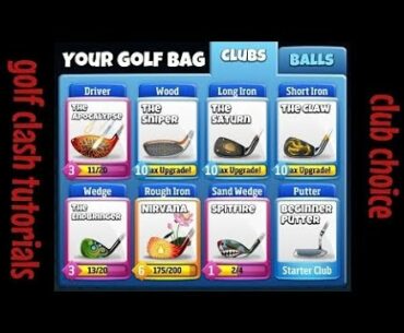 Golf clash what clubs to upgrade from beginner to master.