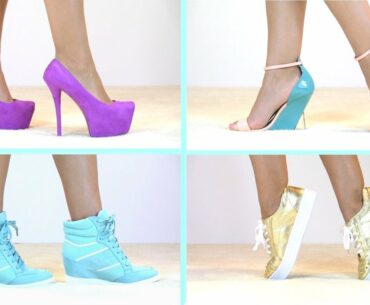 Spring & Summer Shoe Haul Shoe Collection! High Heels, Wedges, Sandals, Sneakers