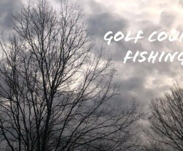 Golf course pond fishing! ( I need to catch a bass!)