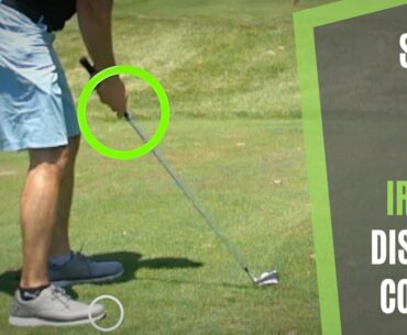 GOLF TIP - STAND CLOSER TO STAND TO BALL WITH IRONS FOR STRIKE AND DISTANCE CONTROL