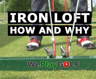 Golf tip: Control the loft of your IRONS - This is why you can PUNCH DOWN onto the golf ball