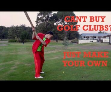 Destroying a Golf Course with Homemade Golf Clubs