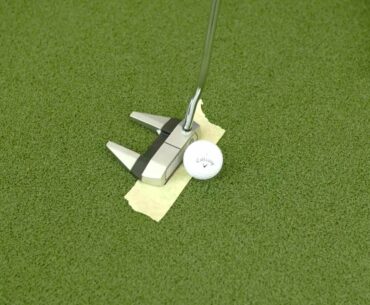 Odyssey month drill 1 - putter face alignment at set up